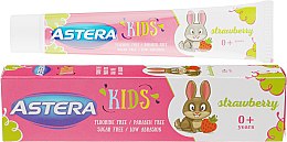 Зубна паста з полуничним смаком - Astera Kids With Strawberry — фото N1