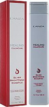 Шампунь для устранения желтизны - L'Anza Healing ColorCare Silver Brightening Shampoo — фото N2