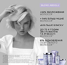 Ультра-зволожуючий відновлюючий шампунь-крем для чутливого освітленого або мелірованого волосся - Kerastase Blond Absolu Le Bain Cicaextreme — фото N5