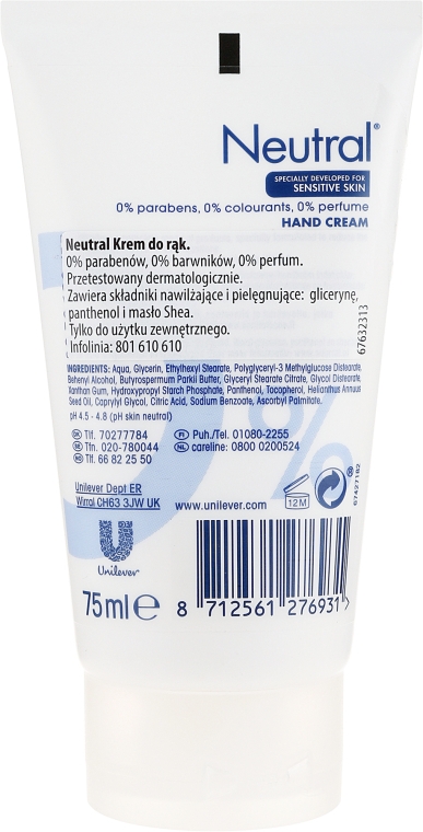Крем для рук - Neutral Hand Cream — фото N2