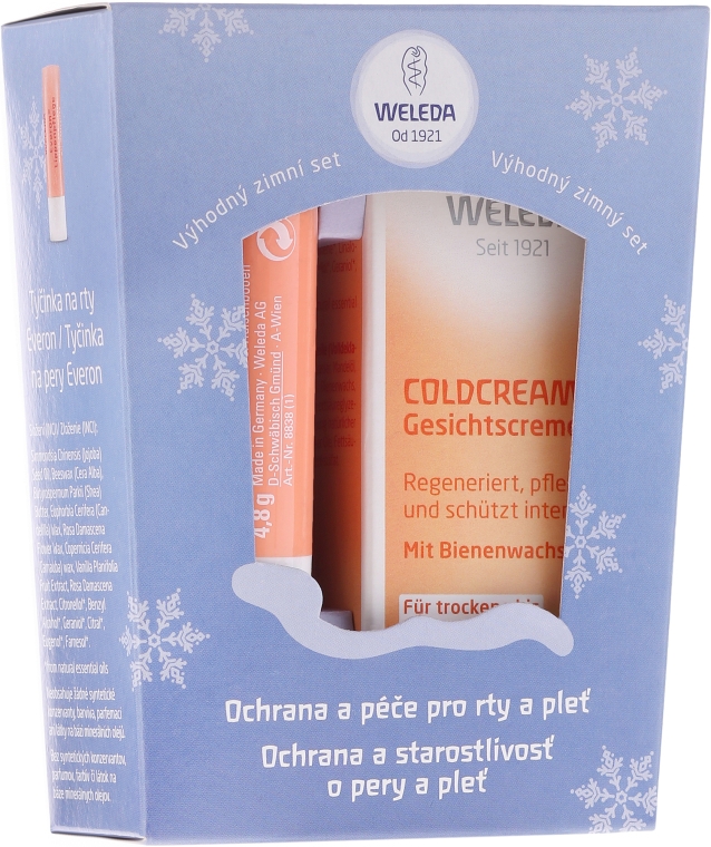 Набір - Weleda Winter Kit (cr/30ml + lip/balm/4.8g) — фото N1