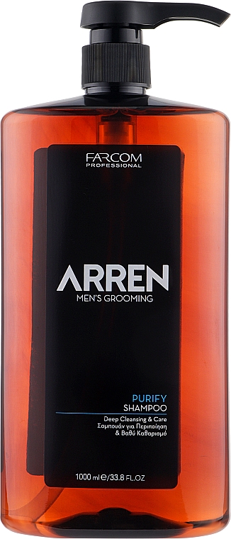 Шампунь для чоловіків - Arren Men's Grooming Purify Shampoo — фото N3