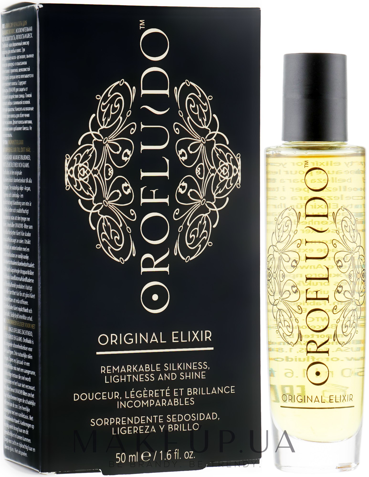 Эликсир красоты - Orofluido Original Elixir Remarkable Silkiness, Lightness And Shine — фото 50ml