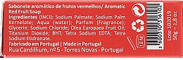 Натуральне мило "Червоні фрукти", ластівки - Essencias De Portugal Senses Red Fruits Soap — фото N3