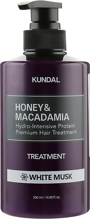 Кондиционер для волос "Белый мускус" - Kundal Honey & Macadamia Treatment White Musk — фото N5