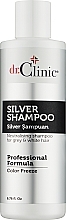 Нейтрализующий шампунь для седых и светлых волос - Dr. Clinic Silver Shampoo — фото N1