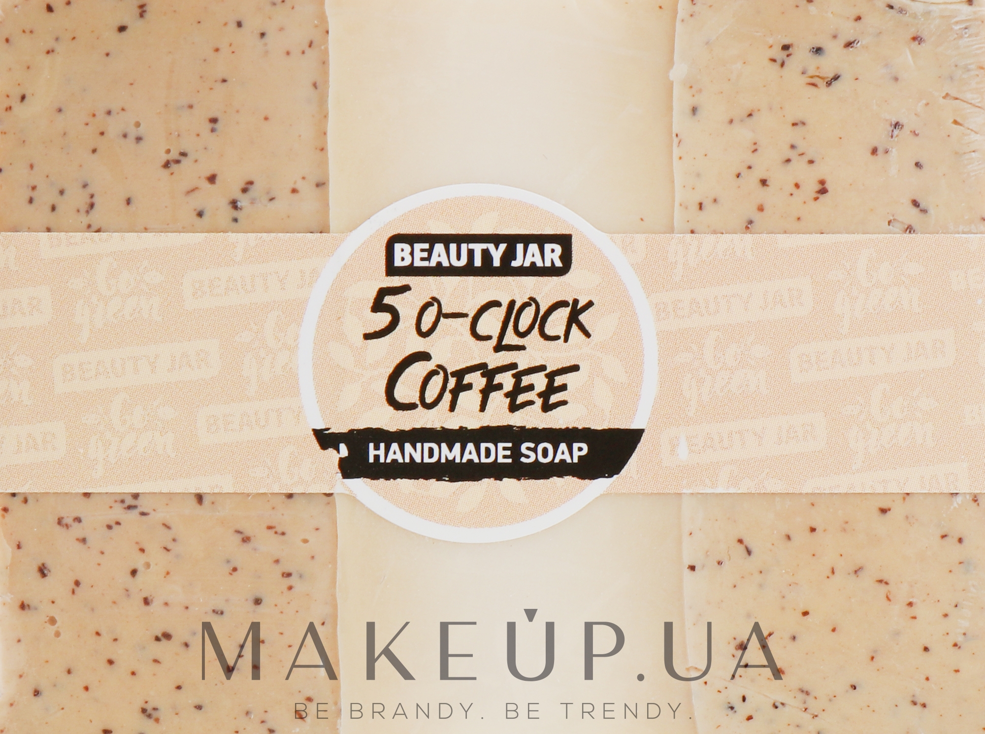 Глицериновое мыло с ароматом кофе - Beauty Jar 5 O-clock Coffee Handmade Soap — фото 90g