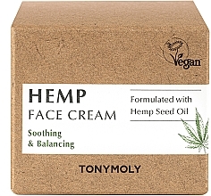 Крем для лица - Tony Moly Hemp Face Cream — фото N2