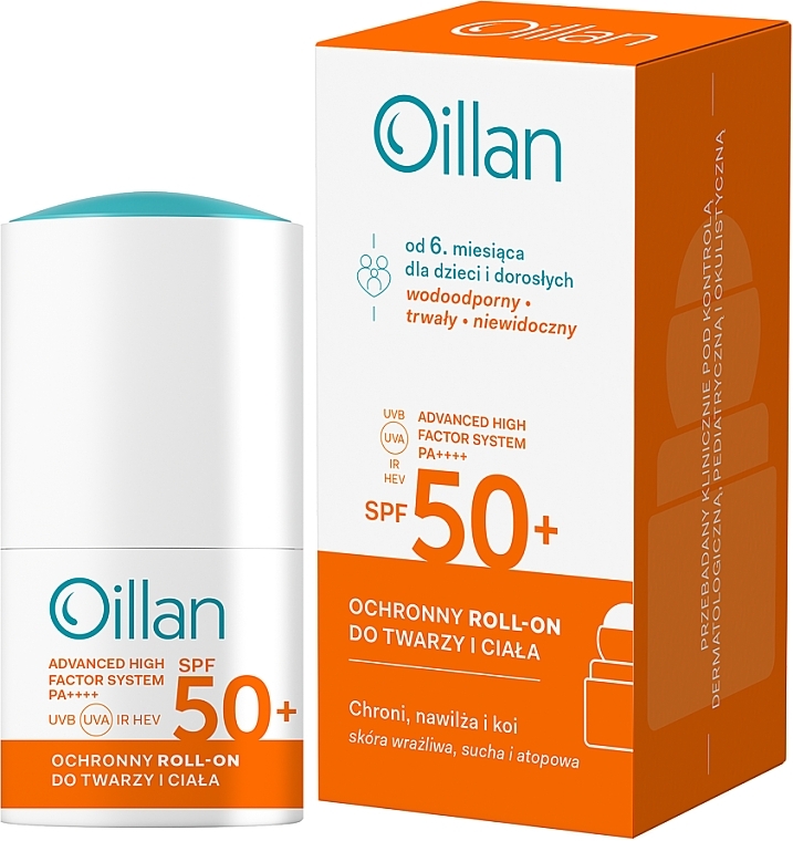 Солнцезащитный стик для лица и тела - Oillan Sun Spf50+ — фото N2