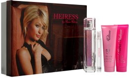 Духи, Парфюмерия, косметика Paris Hilton Heiress - Набор (edp/100ml + edp/10ml + b/lot/90ml + sh/gel/90ml)