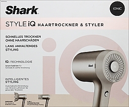 Фен для волос - Shark Style iQ Hair Dryer & Styler HD110SLEU — фото N2