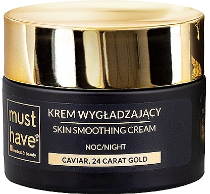 Розгладжувальний нічний крем з 24-каратним золотом та ікрою - MustHave Prestige Skin Smoothing Cream — фото N1