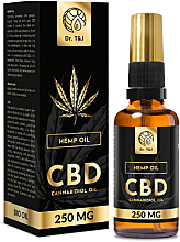 Парфумерія, косметика Натуральна конопляна олія Bio CBD 250mg - Dr. T&J Bio Oil