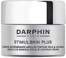 Крем "Абсолютное преображение" для контура глаз и губ - Darphin Stimulskin Plus Renewal Eye & Lip Contour Cream (мини) — фото N1