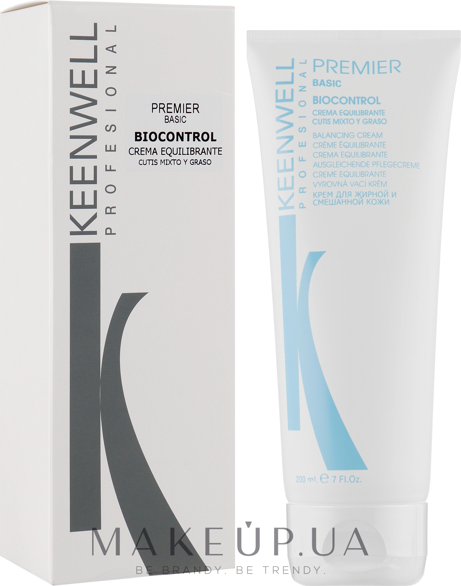 Зволожувальний крем для всіх типів шкіри - Keenwell Premier Basic Professional Biocontrol — фото 200ml
