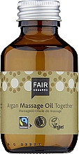 Парфумерія, косметика Масажна олія для тіла - Fair Squared Argan Massage Oil Together