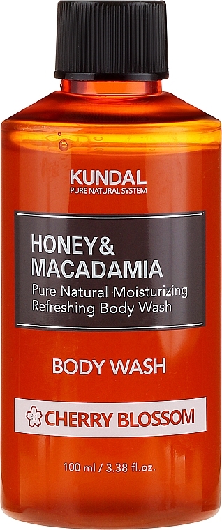 ПОДАРУНОК! Гель для душу "Квіти вишні" - Kundal Honey & Macadamia Body Wash Cherry Blossom — фото N1