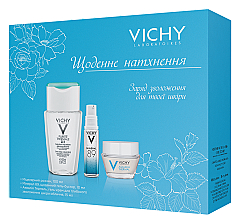 Парфумерія, косметика УЦЕНКА Набор в путешествие - Vichy Aqualia Thermal (micel/water/100ml + gel/10ml + gel/cr/15ml) *