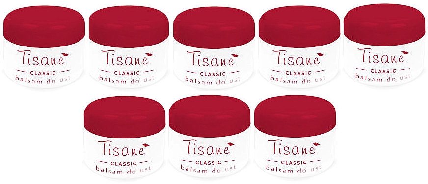 Набор - Farmapol Tisane Classic Lip Balm Set 7+1 (lip/balm/8x4.7g) — фото N1