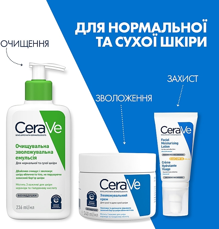 Очищающая увлажняющая эмульсия для нормальной и сухой кожи лица и тела - CeraVe Hydrating Cleanser — фото N9