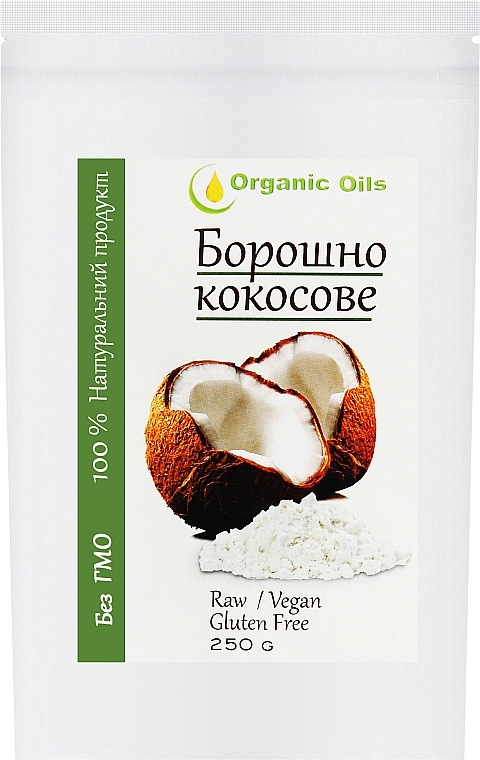 Борошно кокосове - Organic Oils — фото N1