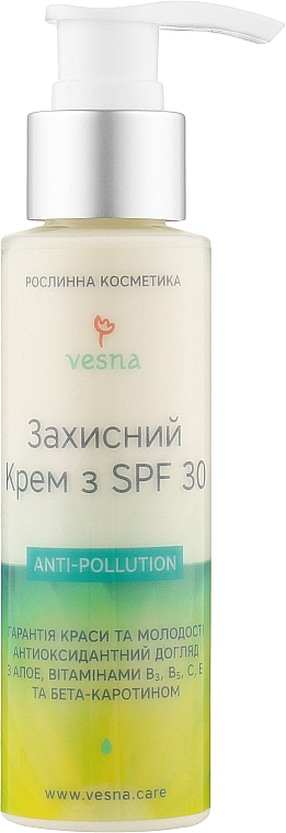 Защитный крем для лица "Anti-Pollution" - Vesna — фото N3