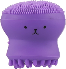 Масажер-щіточка "Восьминіг" для обличчя, фіолетовий - Beauty LUXURY — фото N1