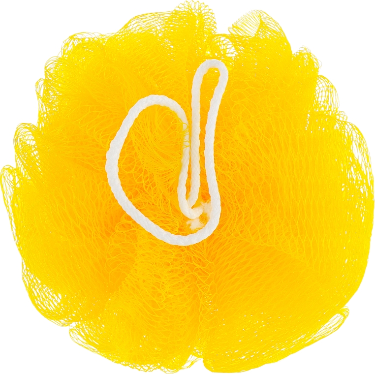 Мочалка для душа "Бантик", желтая - Avrora Style
