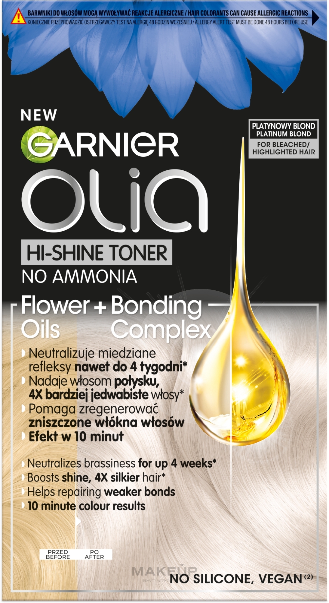 Тонер для окрашивания волос - Garnier Olia Hi-Shine Toner — фото 10.01