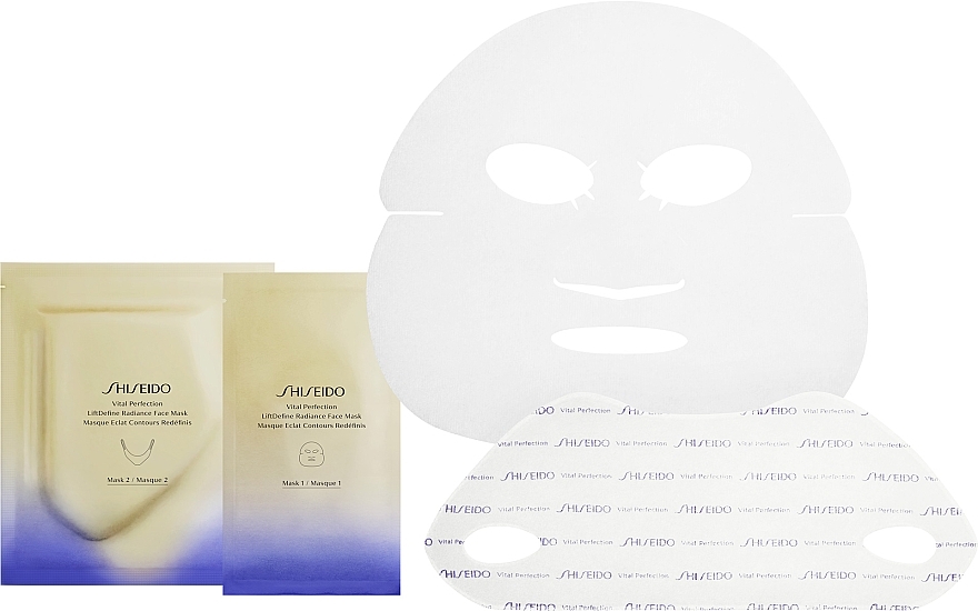 Тканевая маска для лица - Shiseido Vital Perfection LiftDefine Radiance Face Mask — фото N2