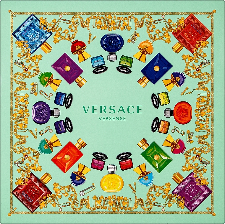 Versace Versense Gift Set - Набор (edt/30ml + body/lot/50ml) — фото N1