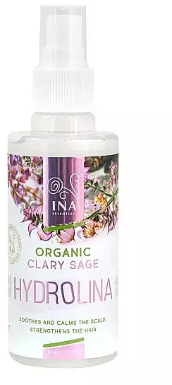 Органічна вода "Мускатна шавлія" - Ina Essentials Organic Clary Sage Hydrolina — фото N1