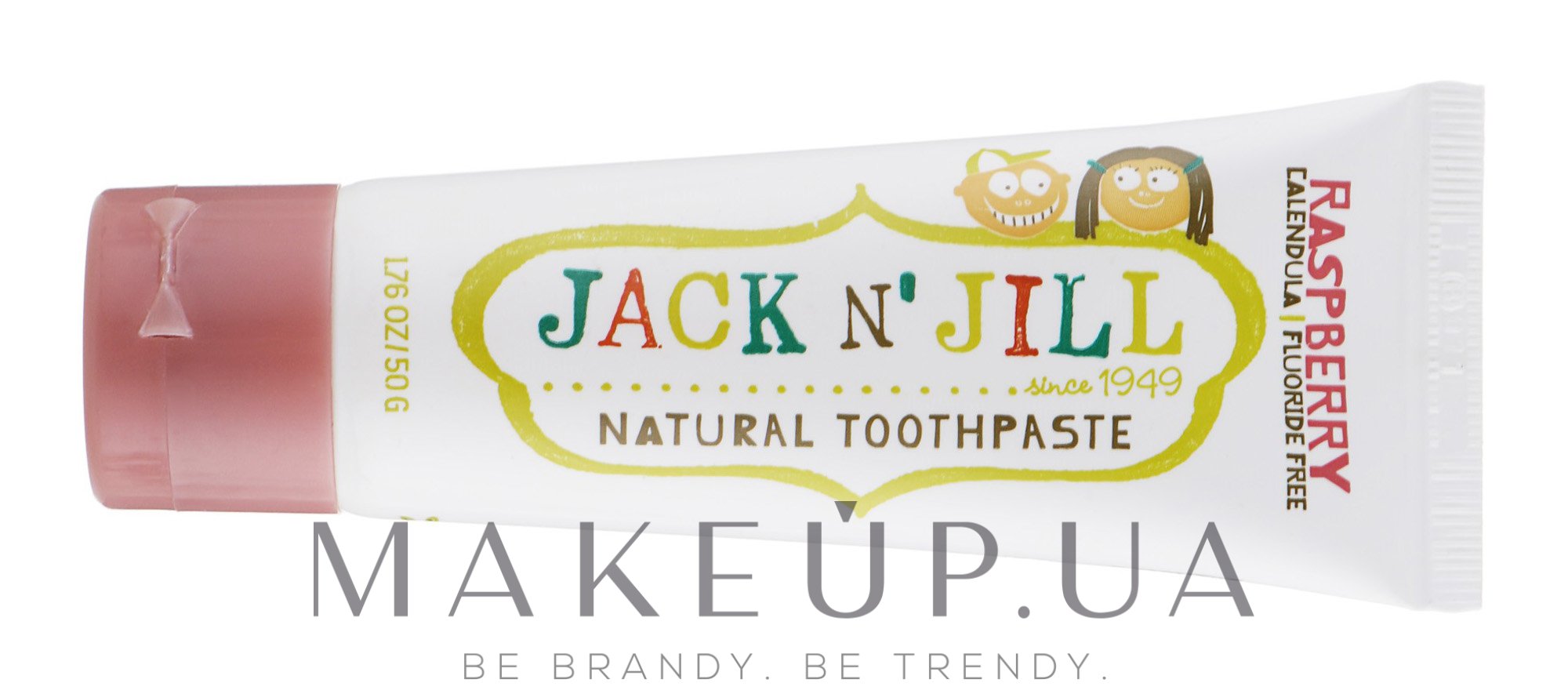 Дитяча зубна паста з календулою, зі смаком малини - Jack N' Jill — фото 50g