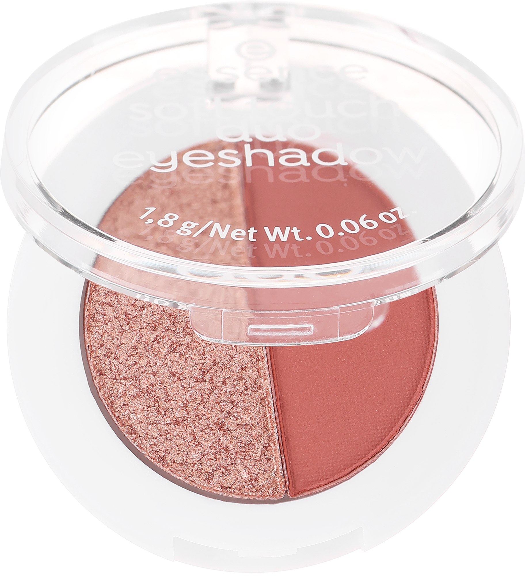 Тени для век - Essence Soft Touch Duo Eyeshadow — фото 01 - Bronze Beauty