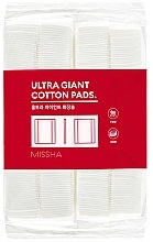 Серветки великі косметичні, 400 шт. - Missha Ultra Giant Cotton Pads — фото N1