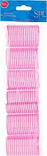 Парфумерія, косметика Бігуді-липучки 0416, 41 мм, рожеві - SPL