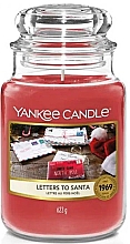 Парфумерія, косметика Ароматична свічка в банці "Лист Санті" - Yankee Candle Letters To Santa Jar