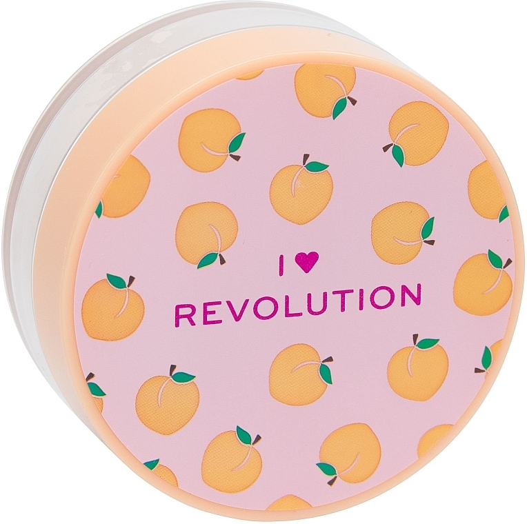 Розсипна пудра для обличчя, персикова - I Heart Revolution Loose Baking Powder Peach — фото N6