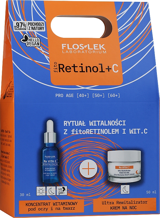 Набор - Floslek ReVita C (concentrate/30ml + cream/50ml)