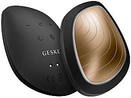 Звукова маска для обличчя "Тепло та холод" - Geske Sonic Warm & Cool Mask 9 In 1 Black Gold — фото N1