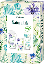 Парфумерія, косметика Набір - Soraya Naturally (micellar water/400ml + f/gel/150ml + f/mask/17ml)