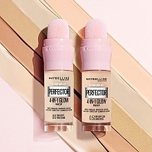 УЦЕНКА Тональная основа 4 в 1 с эффектом сияния - Maybelline New York Instant Perfector Glow * — фото N9