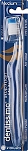 Зубна щітка зі щетинками середньої жорсткості, синя - Dentissimo Medium Special Edition — фото N1