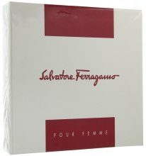 Парфумерія, косметика Salvatore Ferragamo pour femme - Набір (edp 100ml + b/l 50ml + s/g 50ml)