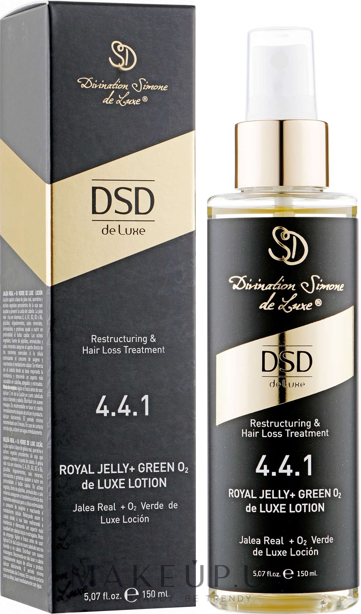 Лосьйон подвійної дії Роял Джелі + - Simone DSD De Luxe Royal Jelly + GreenO2 Lotion — фото 150ml