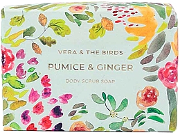 Мило-скраб для тіла з імбиром і пемзою - Vera & The Birds Pumice & Ginger Body Scrub Soap — фото N1