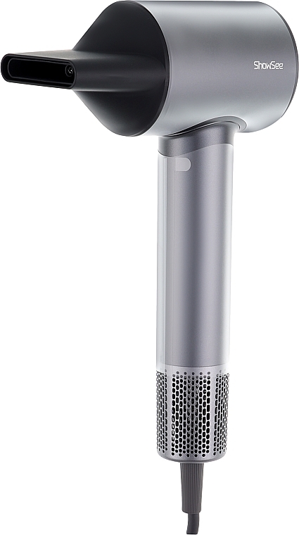 Фен для волос, серый - Xiaomi ShowSee Electric Hair Dryer A18-GY — фото N1