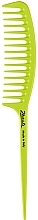 Парфумерія, косметика Гребінь 82826 з ручкою, лайм - Janeke Fashion Comb For Gel Application Lime Fluo