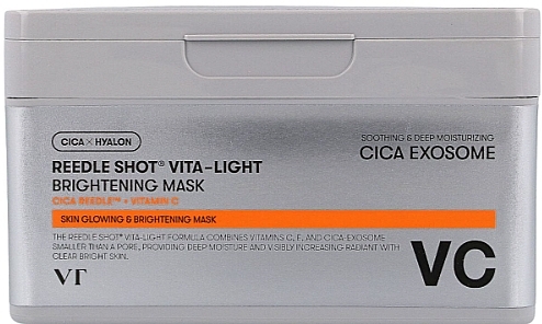 Тканинна маска для обличчя - VT Cosmetics Reedle Shot Vita-Light Brightening Mask — фото N1