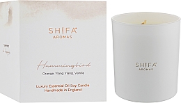 Свічка у склі - Shifa Aromas Candle Glass Hummingbird — фото N2